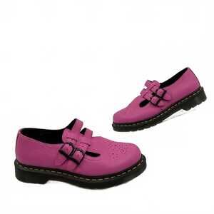 Dr. Martens Pink Leather Mary Jane Flat | Women’s US 8